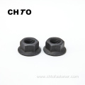 DIN 6923 Grade 8 black oxide finish Hexagon flange nuts